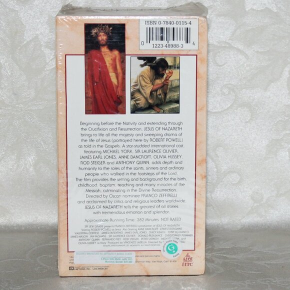 VHS Factory Sealed Jesus of Nazareth Box Set - Picture 2 of 13